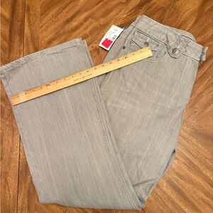 Fashion Bug NWT Women's Wide Leg Gray Jeans Size 18W